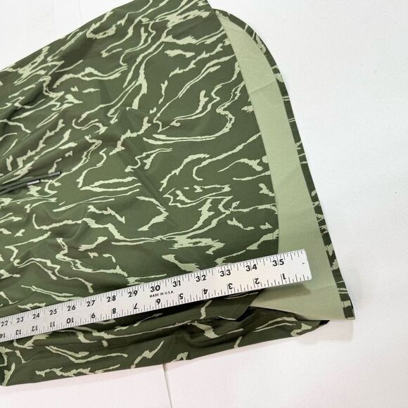 Athleta Dress Womens Small Green Rincon Printed Sleeveless Drawstring Mini New - Picture 7 of 11